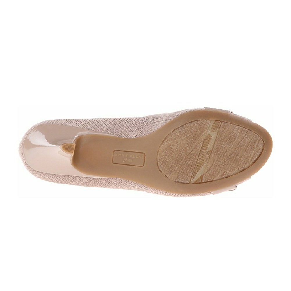 Anne Klein Dane Peep Toe Nude Pump NEW Size 10 - Picture 2 of 8